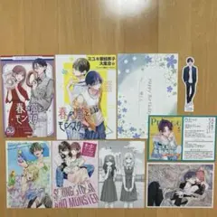 特典 9枚 春の嵐とモンスター 花とゆめ イラストカード 付録 メロンブックス