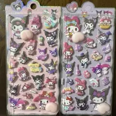《ラスト》サンリオ　キャラクター　キティ　マイメロ　おしりシール　ぷっくりシール
