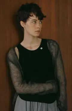 ウール カーディガン