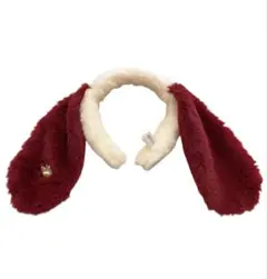 USJ スヌーピーカチューシャ　ユニバ　被り物　赤　かわいい