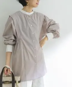 URBAN RESEARCH ストライプ シャツ ブラウン