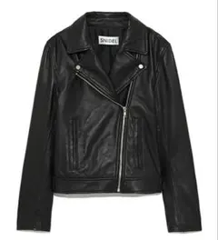 SNIDEL ブラック ライダースジャケット