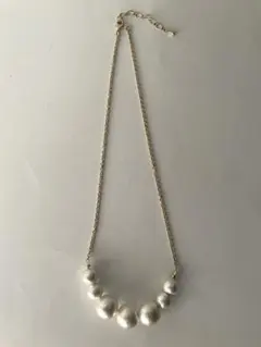 コットンパールネックレス
