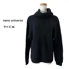 nano universe 36 나노 유니버스 터틀넥 니트 블랙