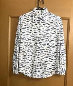コトンドゥ　COTON DOuX　シャツ　サイズ1　フィッシュ