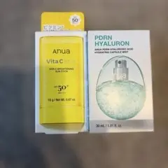 アヌア　PDRNミスト&ビタミン日焼け止めスティック