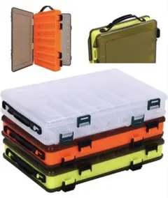 釣り ルアーケース 3個セット 両面収納 ロッドホルダー ミノー 大量収納