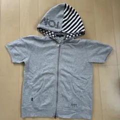TOMMY フード付きグレー パーカー Lサイズのサムネイル