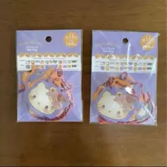 ハロウィン　サンリオ　ミニフラッグ　ガーランド　２個　キティ　マイメロ　クロミ