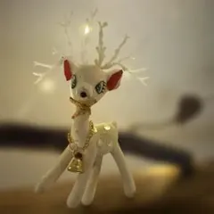 ヴィンテージクリスマスオーナメント バンビチャン⁈（角あり）