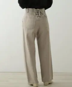 バッグレースアップカラー加工パンツのサムネイル