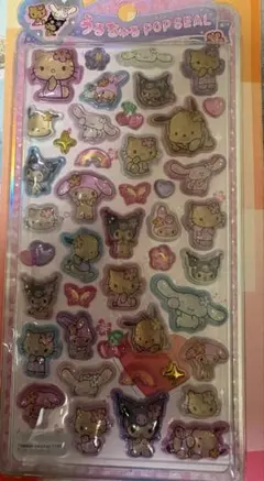 サンリオ うるちゅるポップシール 日焼け キティ マイメロ クロミ