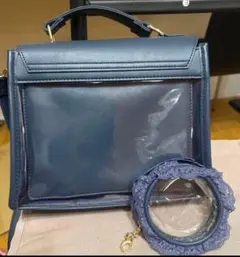 WEGO サッチェル痛ショルダー ネイビー 痛バ