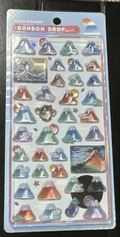 クーリア　ボンボンドロップシール　富士山