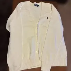 polo Ralph Laurenクリーム色カーディガン