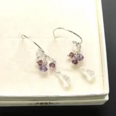 K10 WG カラーストーン　ピアス