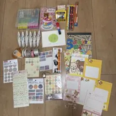 リラックマ 文房具セット スタンプ シール