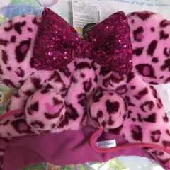 ミニー 豹柄 ヒョウ柄 ファンキャップ ディズニー
