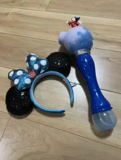 ミニーマウス カチューシャとシャボン玉