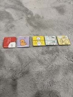 ナガノマーケット　ハッピーバッグ2023 スクエア缶バッジ5個セット