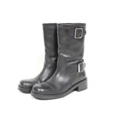 ZARA ザラ 本革エンジニアブーツ(37)