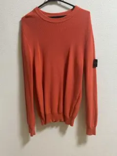STONE ISLAND 薄手ニット オレンジ XXL - メルカリ