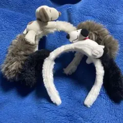 スヌーピー　ユニバ　カチューシャ　ペア