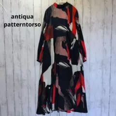 【antiqua patterntorso】アンティカ マキシワンピース フリー
