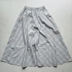 【新品】COMME CA ISM スカート チェック フレア 9号（H399）