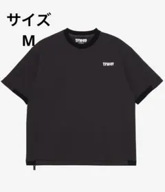 TFW49 SWEAT SHORT SLEEVECREW NECK ブラック TFW49 ライトウェイトスウェット ショートスリーブ クルーネック