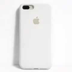 希少 iPhoneSE2 SE3 8 7 シリコンケース ホワイト 白 非純正