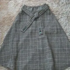 グレンチェック　スカート