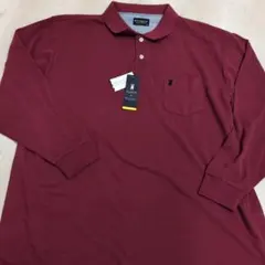 新品★4LサイズMACBETH ポロシャツ ワインレッドのサムネイル