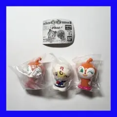 【新品・未開封】アンパンマン　ピコピコマスコット　ドキンちゃん　ロールパンナ