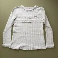 あっちゃ♪様専用　メゾピアノ　130サイズ　綿ニット？カットソー？