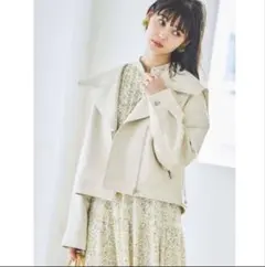 ダズリン⭐︎ビッグカラーライダースジャケット