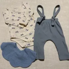 ululuコットンロンパース レギンスとスタイセット