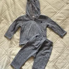 GAP フード付きトレーナーとパンツセットアップ　80