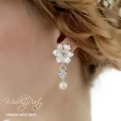 ANNAN WEDDINGウエディング用花デザインピアス