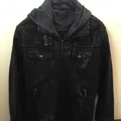 フード レザージャケット