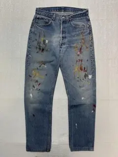 【vintage】90's USA リーバイス 501 アメリカ製 ペンキ汚れ