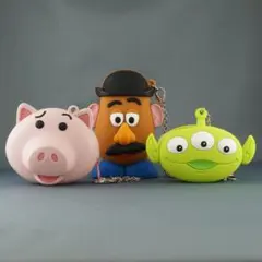 ディズニーリゾート トイストーリー バッグチャーム シリコンポーチ USED品