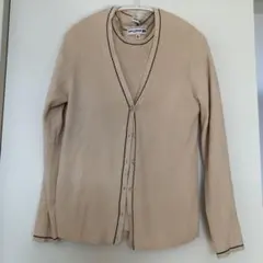 カーディガン　半袖　アンサンブル