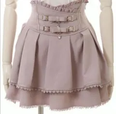 す*❁様 LIZ LISA　2連リボンベルトスカパン