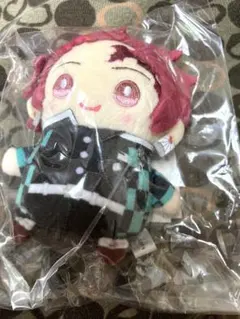 鬼滅の刃　竈門炭治郎　ぬいぐるみ マスコット まめめいと