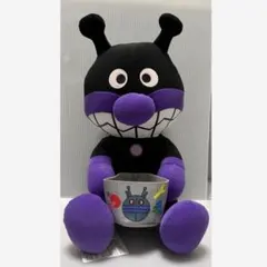 それいけ！アンパンマン　なかよし小物入れぬいぐるみ　ばいきんまん　L L 新品