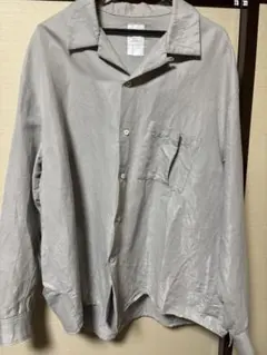 グレー 長袖シャツ