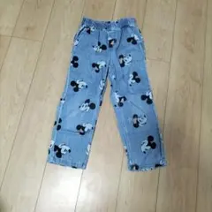 ミッキーマウス柄デニムパンツ US 6X