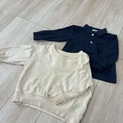 80サイズ　トレーナー＆ポロシャツ　セット