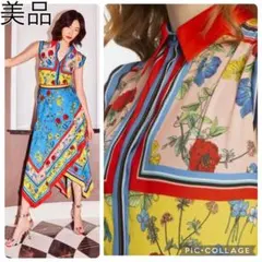 定価11万円 美品 Alice+Olivia 万華鏡ワンピース ドレス